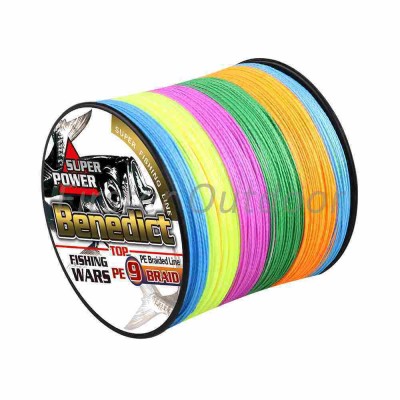 PE Fishing Rope Ultra-Strength 9 Strands 300 Meters 0.14-1.0mm 15lb-310 Lb PE Braid Fishing Line