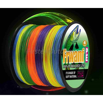 PE Fishing Rope 4 Strands 1500 Meters Pack 0.1-1.0mm 6lb-120 Lb PE Braided Fishing Line