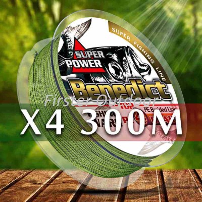 Fishing Tackle Large Stock 300 Meters Reel-Pack 0.10--0.55mm 6-110lb 4 Strands PE Braided Fishing Line